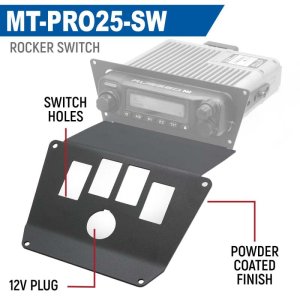Polaris RZR Pro XP Radio Mount - Rugged Radios - `25-`27 Polaris RZR Pro XP Radio Mount - Rugged Radios - `25-`27